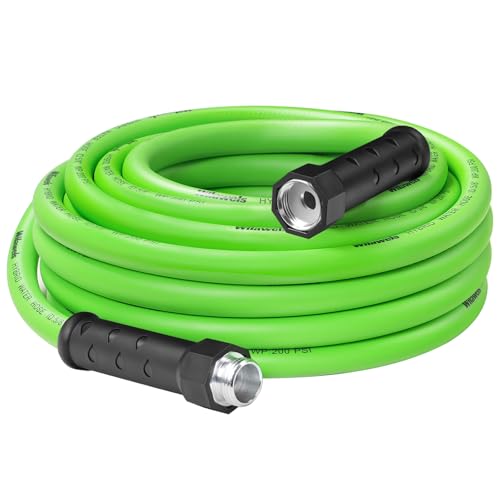 30 FT x 5/8″ Garden Hose, Lightweight Flexible Garden Water Hose with Swivel Handle, 200 PSI Working, 450 PSI Burst, Heavy Duty Water Hose for All-Weather Outdoor Use, G30GH06 - size: 30 FT