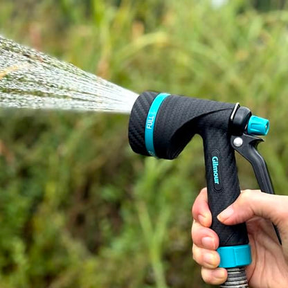 Gilmour Heavy Duty Rear Control Garden Hose Nozzle with Swivel Connect - style: Rear Control