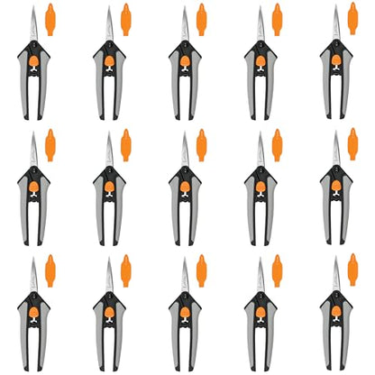 Fiskars 6" Steel Micro-Tip Pruning Snip Set, Garden Scissors, 15-Pack - style: Snips (15-Pack)