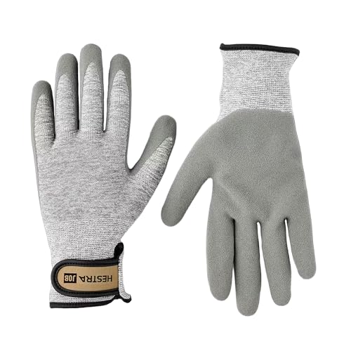Hestra Job Verde Flex, Gardening Gloves with Latex Grip, Breathable, Seamless High Dexterity for Planting & Yard Work - size: 10