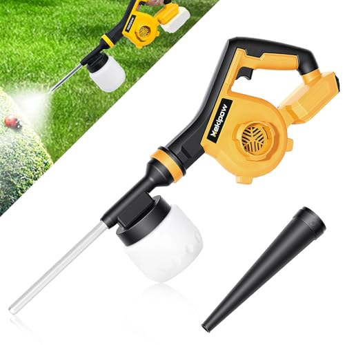 Electric Diatomaceous Earth Duster Compatible for DeWalt 20V/60V Battery - color: Yellow