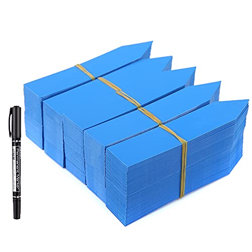 MIHEY 1000 Pcs Plant Tags and Labels - Plastic Waterproof Garden Markers - color: Blue