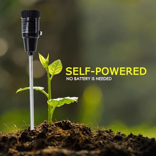Soil PH Meter, Soil Moisture Sensor Meter, Soil PH Tester Gardening Tool Kits for Plant, Tree, Soil Tester for Moisture Great for Garden, Lawn, Farm, Indoor & Outdoor Use 295mm Long