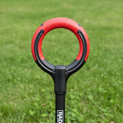 Root Slayer RS220 Heavy Duty Garden Shovel, Serrated Blade, Black - color: Black, size: Large