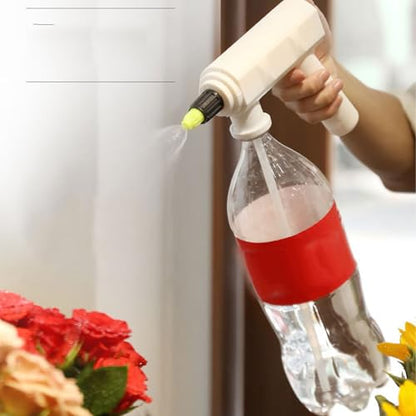 Electric Plant Sprayer Spout Battery Powered USB Rechargeable Handheld Automatic Watering Sprayer with Spray Bar (A)