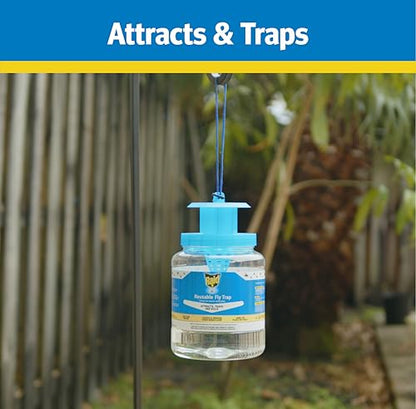 Raid Reusable Fly Jar Trap with Lure