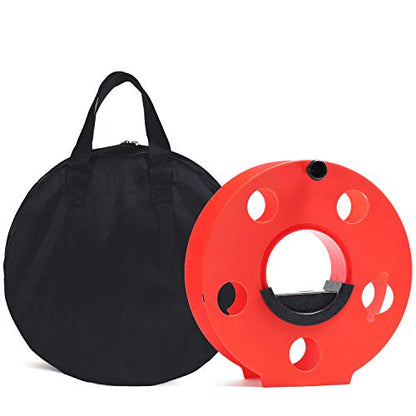 Homeon Wheels 100 ft Extension Cord Storage Reel with Bag - style: Upgrated Cord reel + Bag