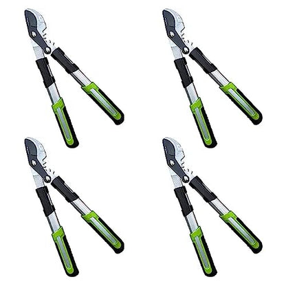GARDEN GURU Bypass Loppers Tree Trimmer Clipper 3X Cutting Power Gardening Loppers Pruning Shear, Comfort Grip Handles, High Carbon Steel Blade, Heavy Duty Branch Cutter, Cut Thick Branches w Ease (4) - size: 4 Pack, style: Power Bypass Loppers