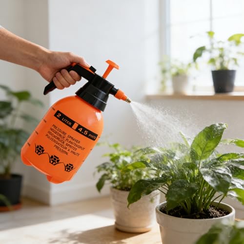 2L Handheld Garden Pump Sprayer (2L Orange) - color: 2L Orange