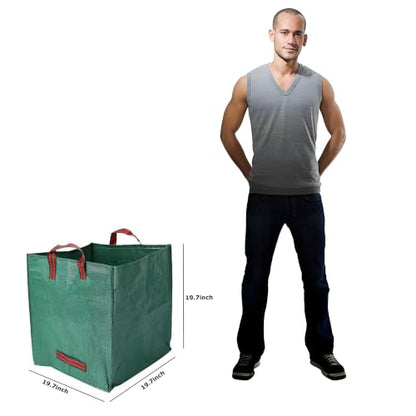 Reusable Garden Waste Bags (4 Pack) Large 125L Self-Standing Yard Bags - color: 4 Pack