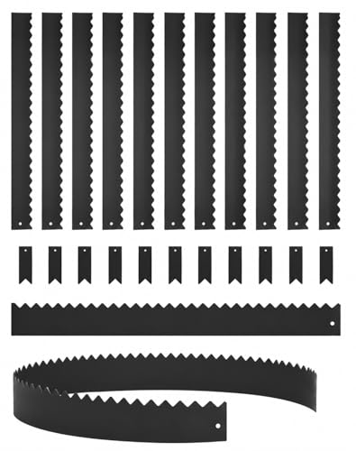 40FT Steel Landscape Edging (12-Pack, 40" L x 6" W) - color: 40'' L x 6'' H, style: 12 Pack