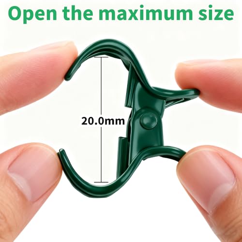 70 Pcs Plant Clips Orchid Clips Plants Orchid Support Clips Flower Vine Clips for Supporting Stems Vines Stalks Climbing Plant Grow Upright