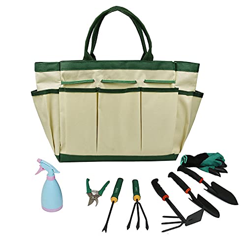 Multifunction Garden Tools Storage Bag with Pockets Bucket Tool Organizer Gardening Organizer Tote Garden Harvest Bucket Bag Vegetables Picking Bag