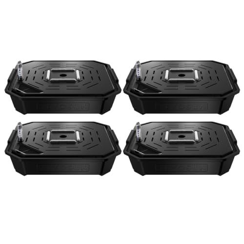 VIVOSUN 4-Pack FlexFeed Self-Watering Pots, Auto Irrigation Fabric Pot Base - size: 4-Pack Pots