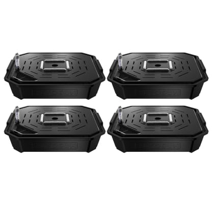 VIVOSUN 4-Pack FlexFeed Self-Watering Pots, Auto Irrigation Fabric Pot Base - size: 4-Pack Pots