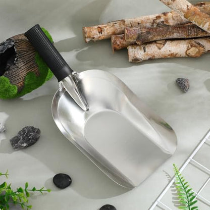 Toddmomy Garden Hand Trowel Stainless Steel Garden Scooper Lightweight Ergonomic Shovel for Digging Transplanting Weeding Planting Indoor Outdoor Container Gardening