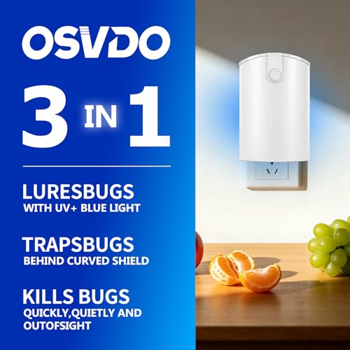 Flying Insect Trap, 2 Devices Fruit Fly Traps for Indoors with 8 Glue Cards - size: 2 Devices & 8 Refills(Upgrade)