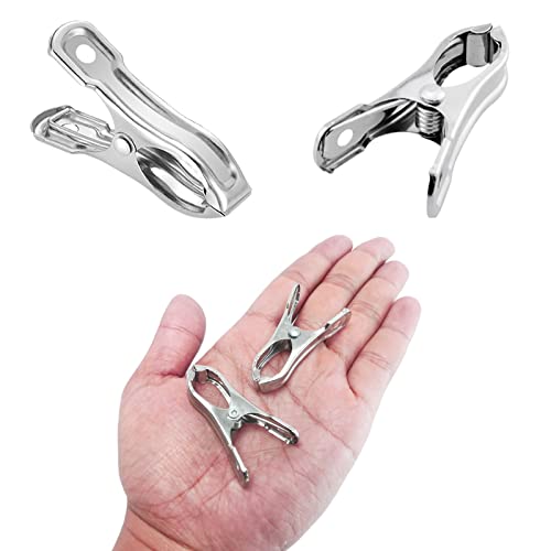 40Pcs Garden Clips for Netting, 2'' Metal Greenhouse Clamps to hoop