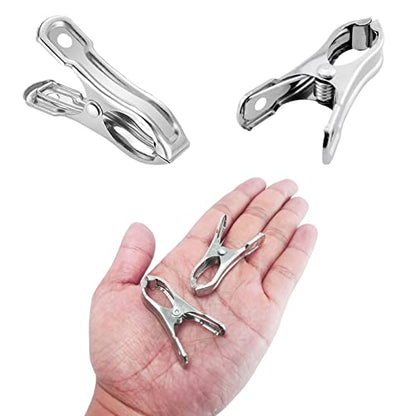 40Pcs Garden Clips for Netting, 2'' Metal Greenhouse Clamps to hoop
