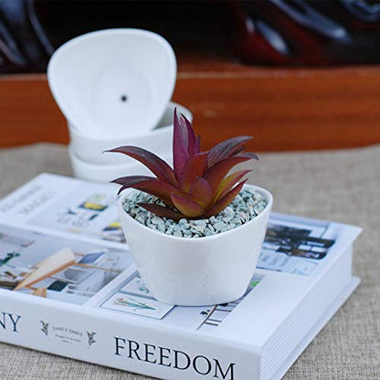 Succluent Pots,12 Pack Small Flower Pots,Planter Pots with Drinage