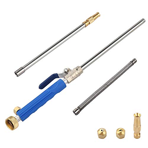 High Pressure Power Washer Wand with Flexible Hose Nozzle, 39'' - color: Blue-Extend