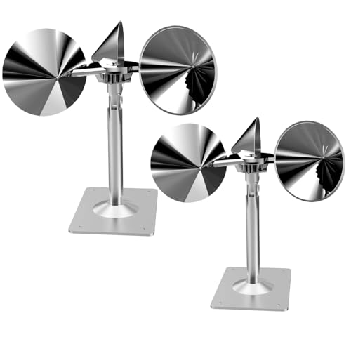 2 Pack Bird Scare Reflective Device, Bird Reflector Wind Spinners Outdoor - color: 2pcs-silver