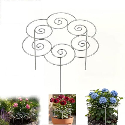 Peony Cages and Supports, Plant Support Garden Stakes, Peony Plant Support - color: M(15.7in)