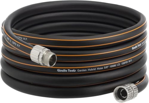 Giraffe Tools Garden Hose 5/8", 8ft Male to Female - size: 8ft Male to Female Hose