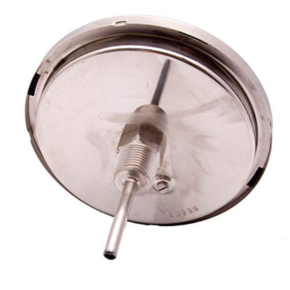 Bimetal Thermometer, 5" Face, 2-1/2" Stem, 50-500°F - size: [2-1/2" Stem, 50-500°F]
