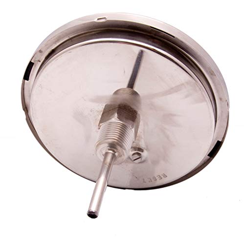 Bimetal Thermometer, 5" Face, 2-1/2" Stem, 50-500°F - size: [2-1/2" Stem, 50-500°F]