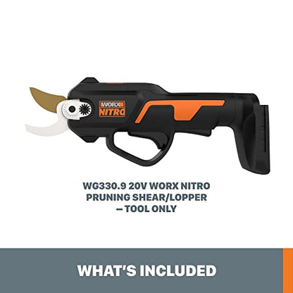 WORX Cordless Pruning Shear, 20V Powered Lopper Tool Only, WG330.9 - style: 20V Pruning Shear/Lopper (Tool Only)