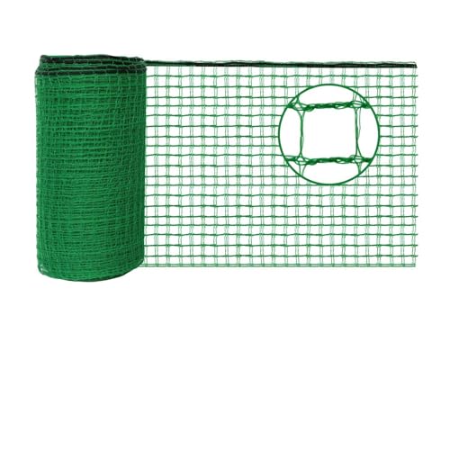 Plastic Mesh Fencing 6FT x 100FT, Garden Bird Netting & Deer Fence, Temporary Animal Barrier for Deer Pets Rabbits Chickens Wildlife, Green Protective Netting for Plants Fruit Vegetables - size: 6x100 FT