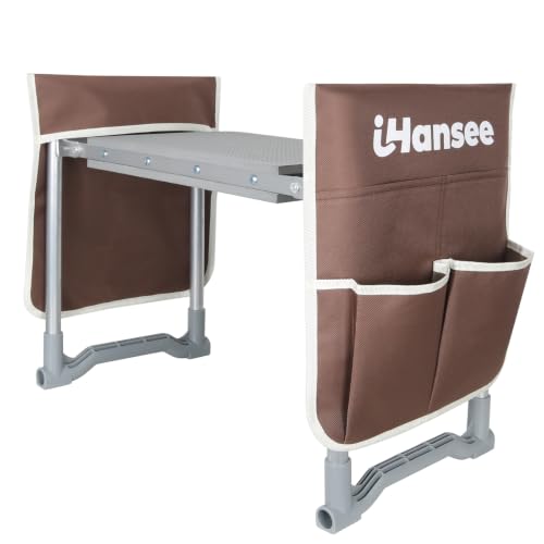 Garden Kneeler and Seat Heavy Duty, Kneeling Bench for Gardening - color: Brown-modle B