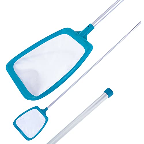 U.S. Pool Supply Swimming Pool 6 Foot Leaf Skimmer Net with 4 Deluxe - size: 60" Pole
