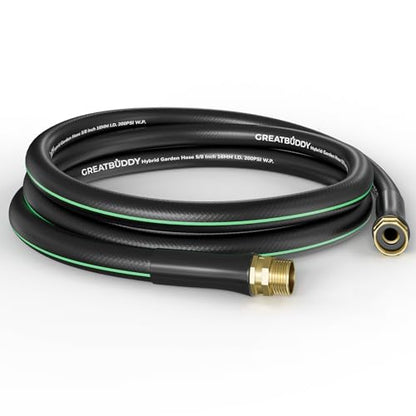 GreatBuddy Garden Hose 10ft, 5/8" Heavy Duty Water Hose - size: 10ft