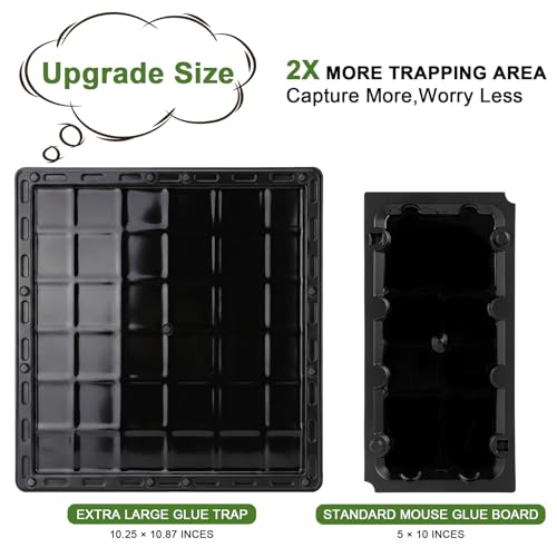 4 Pack Glue Traps for Mice 10.25" *10.87" Sticky Mouse Rats Traps for Home - size: 4Pack