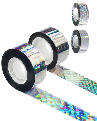 656 Ft Bird Scare Tape Ribbon, Reflective Tape for Birds be Gone