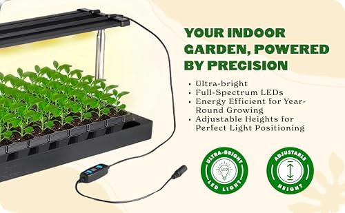Epic Gardening Seed Starting Grow Light - Full-Spectrum LED - Standard - size: Standard