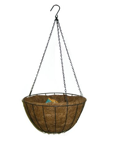 Panacea 88503 Growers Series Hanging Basket, Green, 14-Inch - size: 14 inch