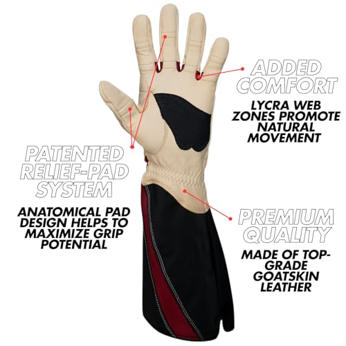 Bionic Women's Rose Pruning Gardening Gloves (One Pair)