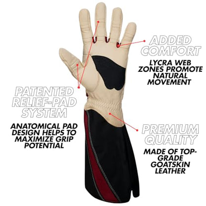 Bionic Women's Rose Pruning Gardening Gloves (One Pair)