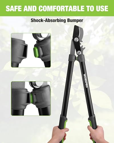 WORKPRO Bypass Lopper for Gardening, 28" Branch Cutter with Gear System - size: 1PC - 28" Lopper