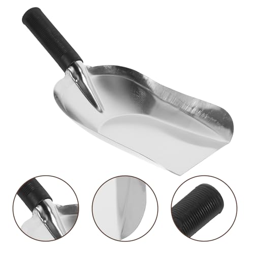 Kisangel Stainless Steel Garden Trowel Square Hand Shovel for Digging Hard Soil Transplanting Loosening Planting Vegetables and Flowers Lightweight Garden Hand Tool 11.61 X 5.11 in