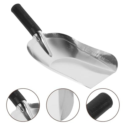 Kisangel Stainless Steel Garden Trowel Square Hand Shovel for Digging Hard Soil Transplanting Loosening Planting Vegetables and Flowers Lightweight Garden Hand Tool 11.61 X 5.11 in