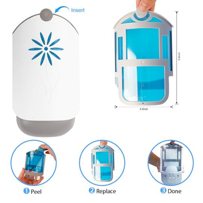 2 Flying Insect Trap for Indoors, Plug in Fly Trap Bug Catcher for Gnats Captures Fruit Flies, Mosquito and Gnats, Gnat Traps for House Indoor