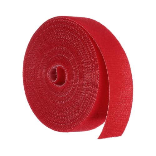 HARFINGTON Garden Plant Tape 16.4ft 25/32" Reusable Ties Strap Red - color: Red, size: 16.4ft x 25/32"