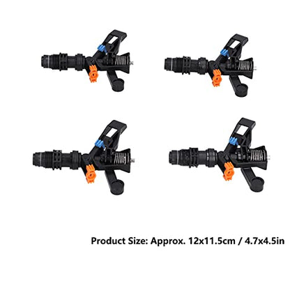10PCS G1/2 Male Thread Rocking Arm Sprinklers, 4.7x4.5in