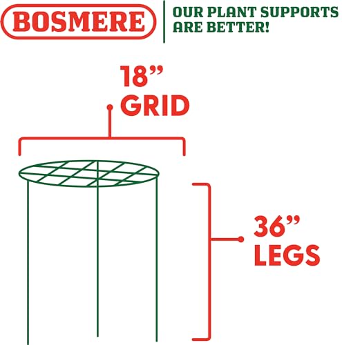Bosmere 18" Plant Grid with Three 36" Legs, 2-Pack