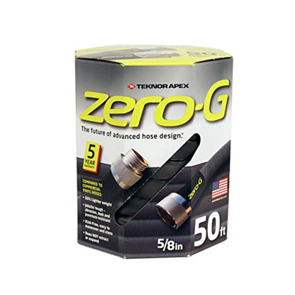 New zero-G 4001-50 Lightweight, Ultra Flexible, Durable, Kink-Free Garden Hose, 5/8-Inch by 50-Feet