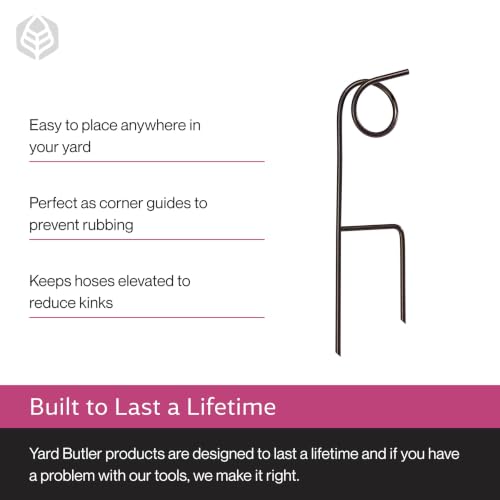 Yard Butler Plant-Saving Hose Guide, 17.5 Inch Garden Stake